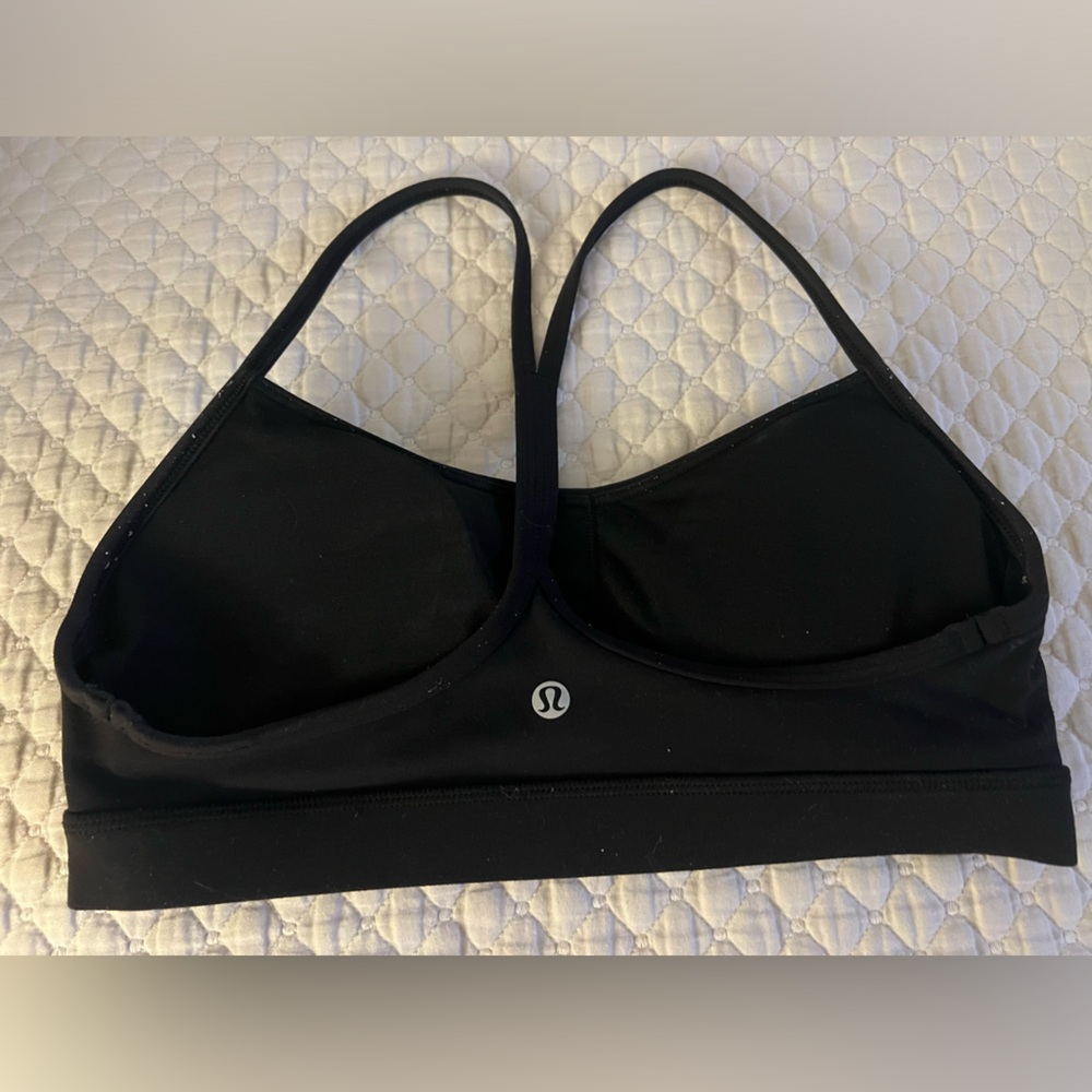 lululemon black Y Bra